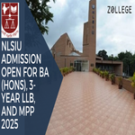 NLSIU Admission Open For BA Hons 3 Year LLB and MPP 2025